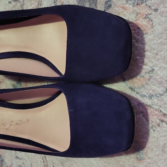 Kate Spade Navy Suede Kylah Heel - Picture 5 of 8